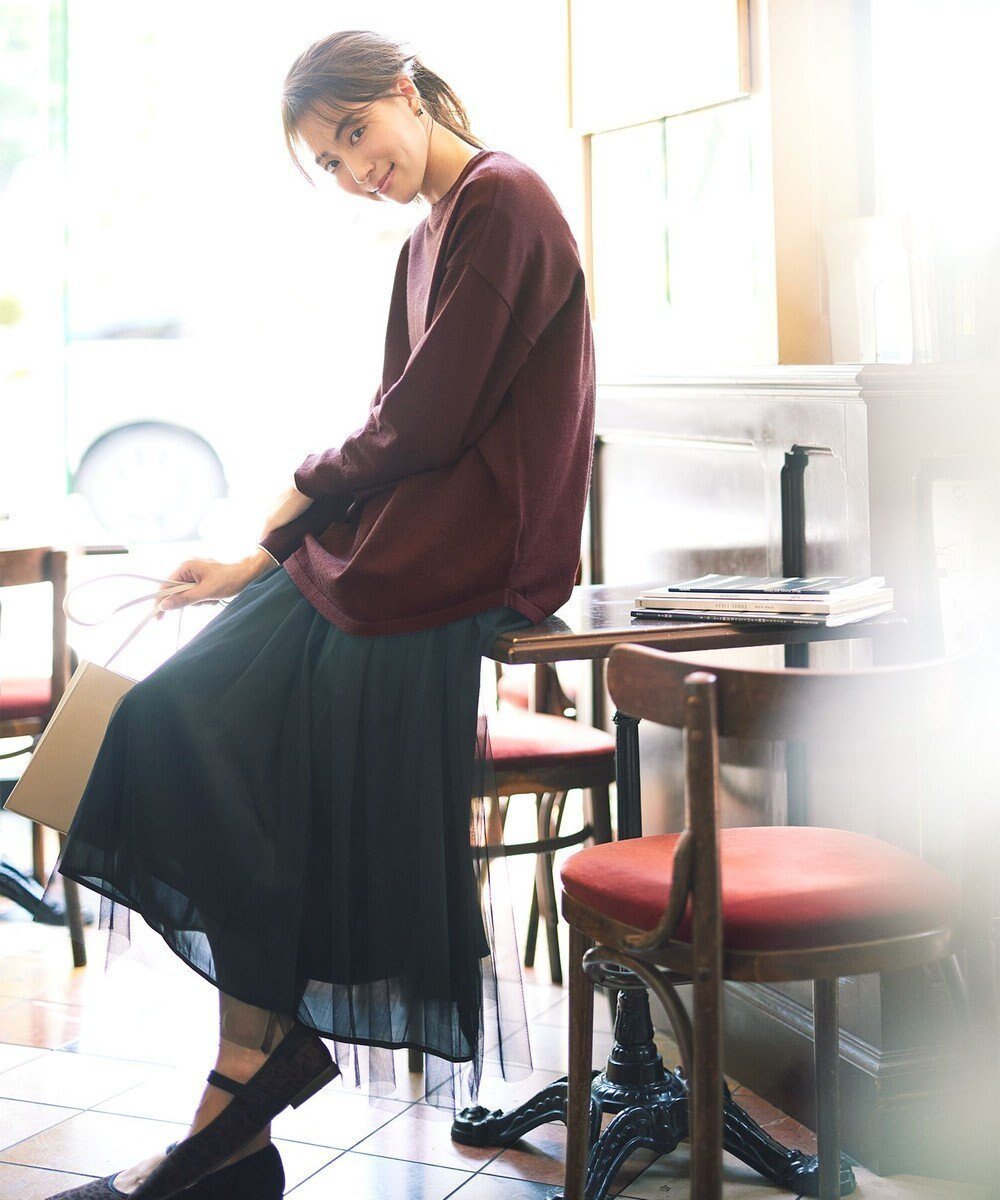 【エニィファム/any FAM】の【洗濯機可/ウエストゴム】シャイニーチュールスカート 人気、トレンドファッション・服の通販 founy(ファニー) 　ファッション　Fashion　レディースファッション　WOMEN　スカート　Skirt　おすすめ　Recommend　シンプル　Simple　スウェット　Sweat　チュール　Tulle　トレンド　Trend　フレア　Flare　再入荷　Restock/Back In Stock/Re Arrival　夏　Summer　S/S・春夏　Ss・Spring/Summer　A/W・秋冬　Aw・Autumn/Winter・Fw・Fall-Winter　 other-1|ID: prp329100004530599 ipo3291000000032030074