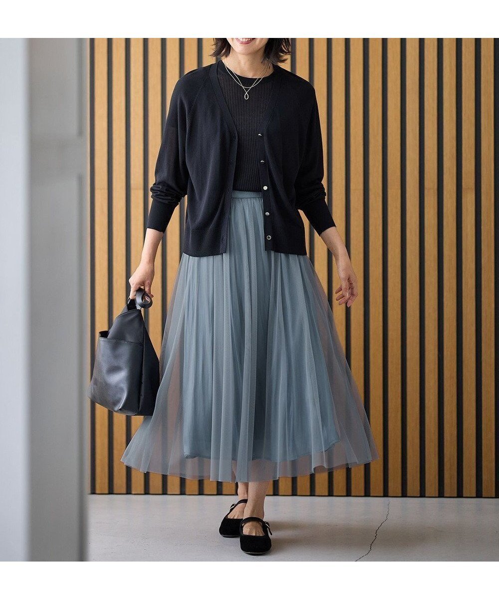 【エニー/ANY】の【洗濯機可/ウエストゴム】シャイニーチュールスカート インテリア・キッズ・メンズ・レディースファッション・服の通販 founy(ファニー) 　ファッション　Fashion　レディースファッション　Fashion for Women　スカート　Skirts　おすすめ　Recommended / Our Picks　シンプル　Simple, Minimal　スウェット / スエット　Sweatshirt, Sweatwear　チュール　Tulip, Tulip Motif　トレンド　Trend, Trending Now　フレア　Flare, Flared　夏　Summer　S/S・春夏　SS, Spring/Summer, Warm Season　A/W・秋冬　Autumn/Winter　ライトブルー|ID: prp329100004530599 ipo3291000000033681322