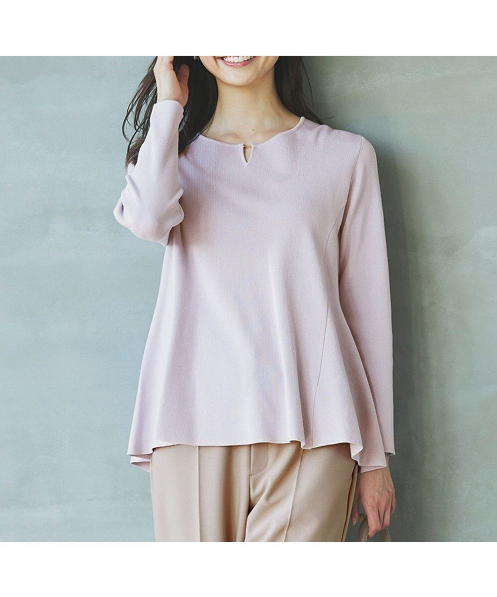 【エニィ スィス/any SiS】の【WEB・一部店舗限定】ペプラム ニット 人気、トレンドファッション・服の通販 founy(ファニー) 　ファッション　Fashion　レディースファッション　WOMEN　トップス・カットソー　Tops/Tshirt　ニット　Knit Tops　おすすめ　Recommend　シンプル　Simple　ストレッチ　Stretch　セーター　Sweater　フェミニン　Feminine　ペプラム　Peplum　エレガント 上品　Elegant　切替　Switching　夏　Summer　春　Spring　S/S・春夏　Ss・Spring/Summer　ビジネス 仕事 通勤　Business　 other-1|ID: prp329100004530618 ipo3291000000032030143
