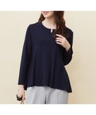 【エニィ スィス/any SiS】の【WEB・一部店舗限定】ペプラム ニット ネイビー|ID: prp329100004530618 ipo3291000000032030152