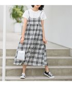 【エニィファム/any FAM】の【手洗い可能】チェックシャーリングワンピース モノトーンチェック|ID: prp329100004530622 ipo3291000000032030164