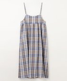 【エニー/ANY】の【手洗い可能】チェックシャーリングワンピース ブラウン×ブルー|ID: prp329100004530622 ipo3291000000034505311