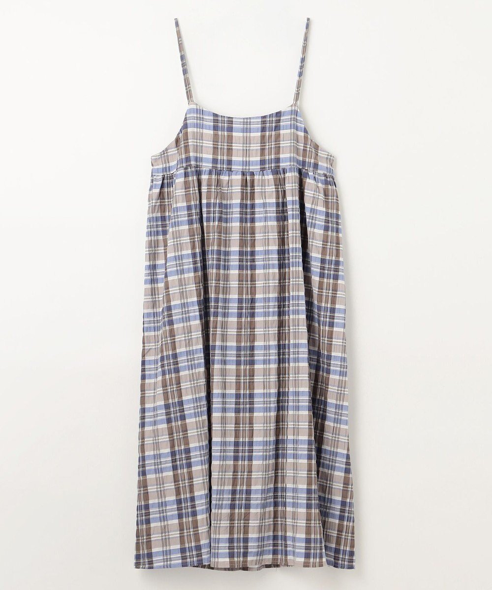 【エニー/ANY】の【手洗い可能】チェックシャーリングワンピース インテリア・キッズ・メンズ・レディースファッション・服の通販 founy(ファニー) ファッション Fashion レディースファッション Fashion for Women ワンピース Dresses サンダル Sandals, Summer Shoes シャーリング Shirring, Ruched スニーカー Sneakers, Trainers チェック Check, Plaid, Tartan トレンド Trend, Trending Now 夏 Summer 春 Spring S/S・春夏 SS, Spring/Summer, Warm Season ブラウン×ブルー|ID: prp329100004530622 ipo3291000000034505311