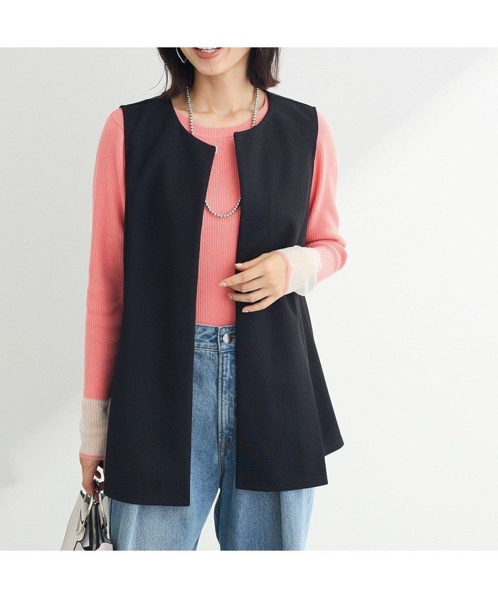 【グリーンパークス/Green Parks】のきれいシルエットジレ インテリア・キッズ・メンズ・レディースファッション・服の通販 founy(ファニー) https://founy.com/ ファッション Fashion レディースファッション WOMEN アウター Coat Outerwear トップス・カットソー Tops/Tshirt ベスト/ジレ Gilets/Vests おすすめ Recommend セットアップ Set Up ベスト Vest ペプラム Peplum ポケット Pocket メタル Metal エレガント 上品 Elegant 再入荷 Restock/Back In Stock/Re Arrival 夏 Summer 春 Spring S/S・春夏 Ss・Spring/Summer |ID: prp329100004530643 ipo3291000000032030243