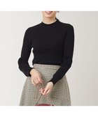 【エニィ スィス/any SiS】の【洗える】ネックパール調リブ ニット ブラック|ID: prp329100004530651 ipo3291000000032030283