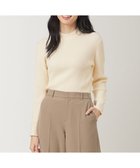 【エニィ スィス/any SiS】の【洗える】ネックパール調リブ ニット アイボリー|ID: prp329100004530651 ipo3291000000032030285