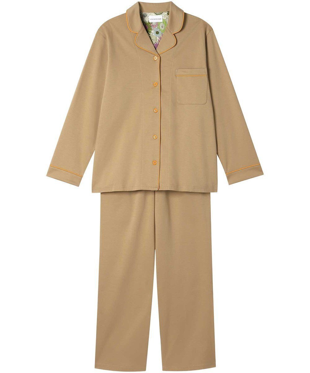 【ウンナナクール/une nana cool】のハイゲージコットンパジャマ MADE WITH LIBERTY FABRIC インテリア・キッズ・メンズ・レディースファッション・服の通販 founy(ファニー) 　ファッション　Fashion　レディースファッション　Fashion for Women　パイピング　Piping, Trim Design　パジャマ　Pajamas, Sleepwear　リラックス　Relax, Relaxed Fit　おすすめ　Recommended / Our Picks　ギフト プレゼント　Gift / Present　BE|ID: prp329100004530661 ipo3291000000033681390