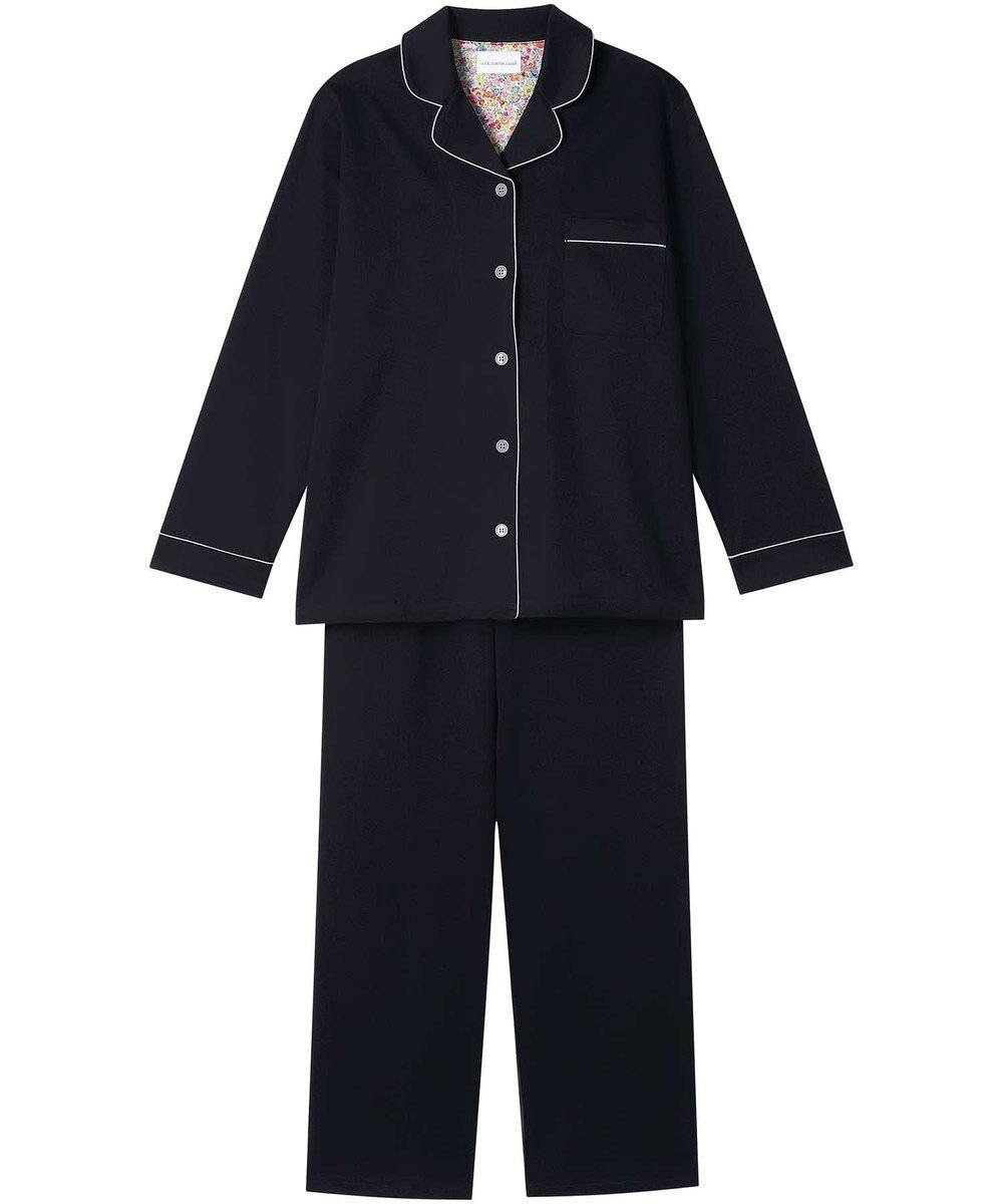 【ウンナナクール/une nana cool】のハイゲージコットンパジャマ MADE WITH LIBERTY FABRIC インテリア・キッズ・メンズ・レディースファッション・服の通販 founy(ファニー) 　ファッション　Fashion　レディースファッション　Fashion for Women　パイピング　Piping, Trim Design　パジャマ　Pajamas, Sleepwear　リラックス　Relax, Relaxed Fit　おすすめ　Recommended / Our Picks　ギフト プレゼント　Gift / Present　BL|ID: prp329100004530661 ipo3291000000033681391