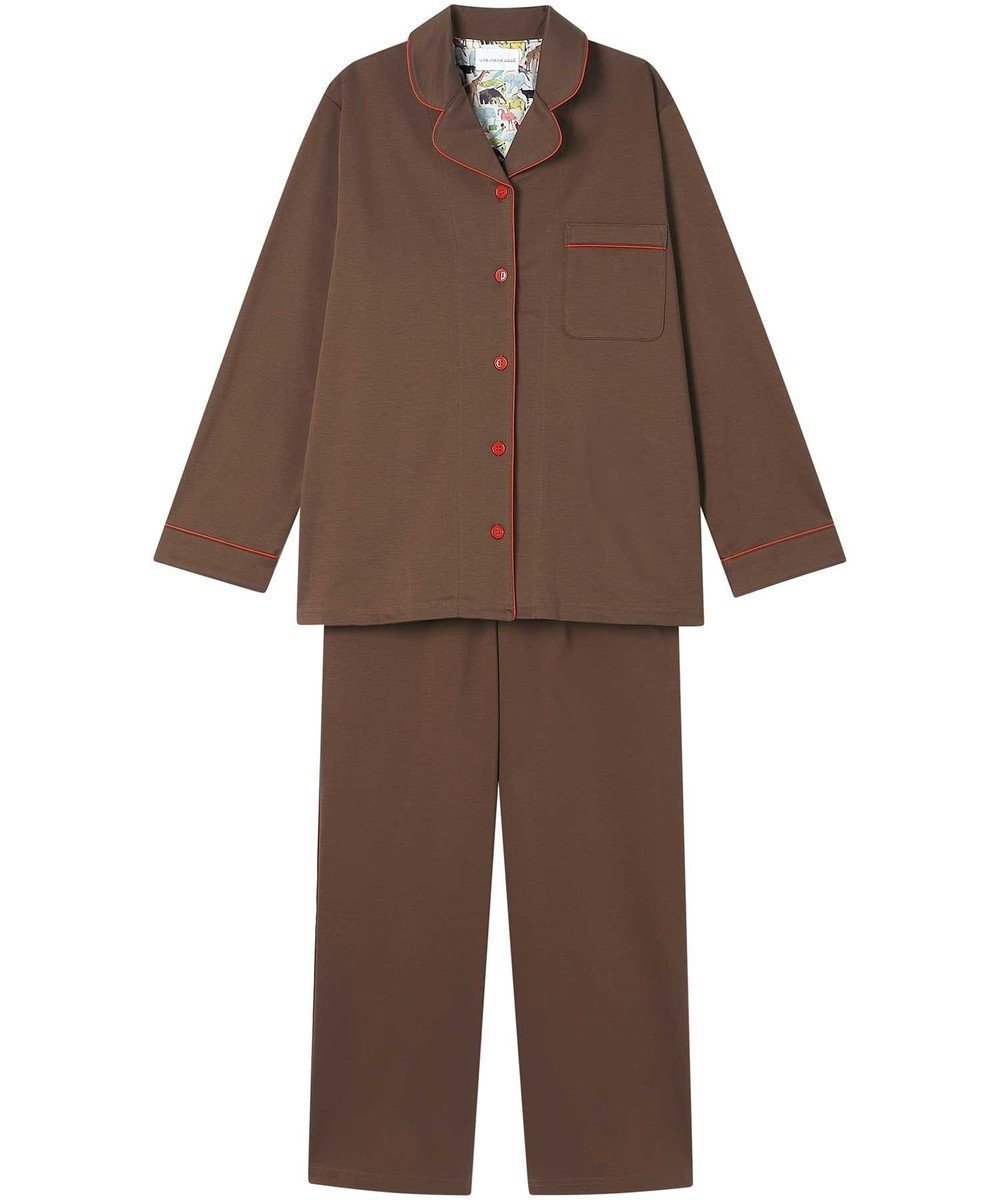 【ウンナナクール/une nana cool】のハイゲージコットンパジャマ MADE WITH LIBERTY FABRIC インテリア・キッズ・メンズ・レディースファッション・服の通販 founy(ファニー) 　ファッション　Fashion　レディースファッション　Fashion for Women　パイピング　Piping, Trim Design　パジャマ　Pajamas, Sleepwear　リラックス　Relax, Relaxed Fit　おすすめ　Recommended / Our Picks　ギフト プレゼント　Gift / Present　DR|ID: prp329100004530661 ipo3291000000033681396