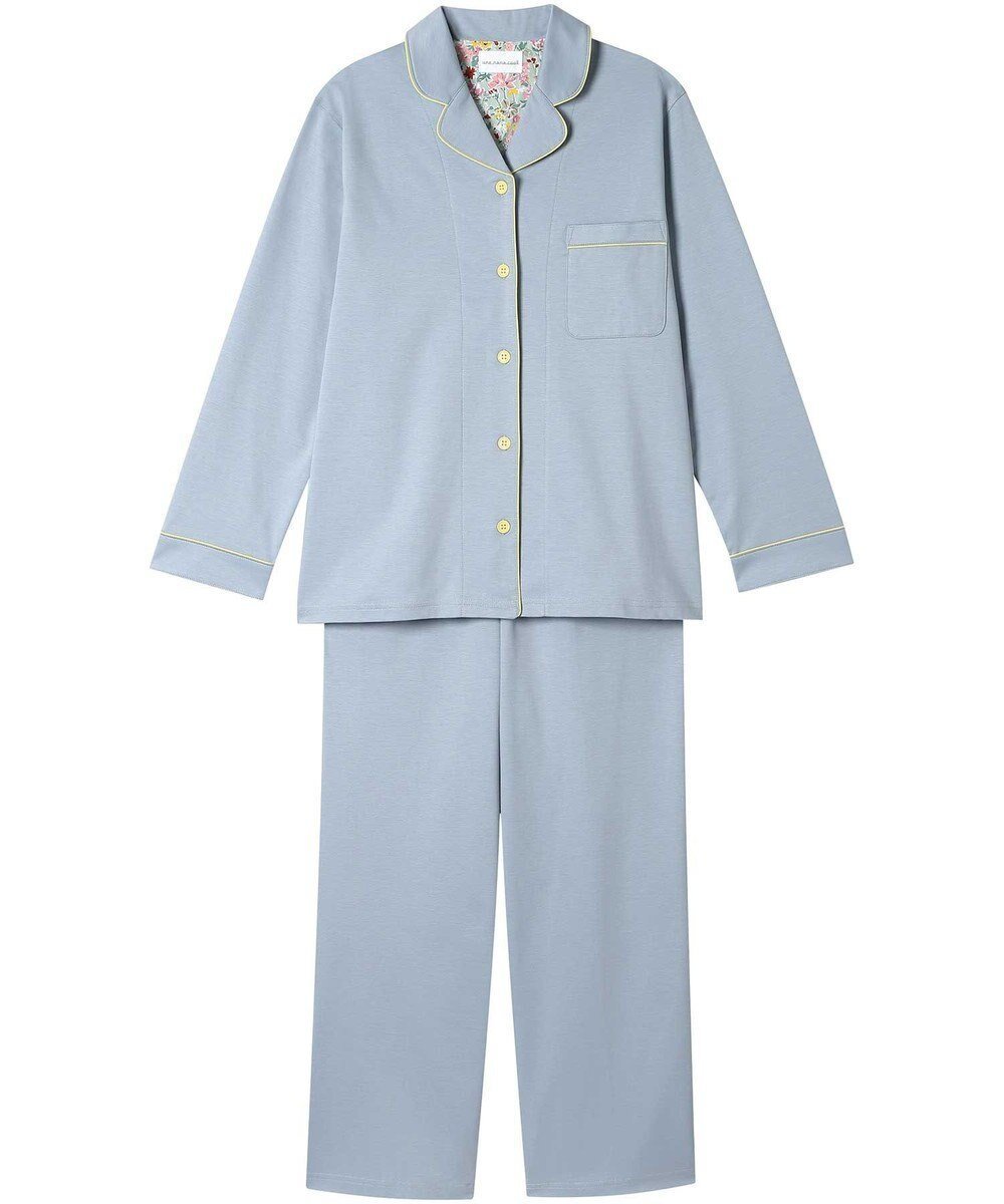 【ウンナナクール/une nana cool】のハイゲージコットンパジャマ MADE WITH LIBERTY FABRIC インテリア・キッズ・メンズ・レディースファッション・服の通販 founy(ファニー) 　ファッション　Fashion　レディースファッション　Fashion for Women　パイピング　Piping, Trim Design　パジャマ　Pajamas, Sleepwear　リラックス　Relax, Relaxed Fit　おすすめ　Recommended / Our Picks　ギフト プレゼント　Gift / Present　GB|ID: prp329100004530661 ipo3291000000033681397