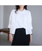 【エニィファム/any FAM】のコットンエアーウォッシュ5分袖シャツ ホワイト|ID: prp329100004530691 ipo3291000000032030466