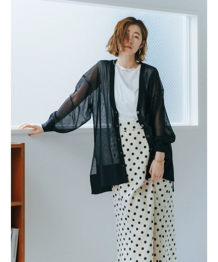 【イェッカ ヴェッカ/YECCA VECCA】のシアーニットミドル丈カーディガン インテリア・キッズ・メンズ・レディースファッション・服の通販 founy(ファニー) https://founy.com/ ファッション Fashion レディースファッション WOMEN トップス・カットソー Tops/Tshirt ニット Knit Tops カーディガン Cardigans カーディガン Cardigan シンプル Simple スタイリッシュ Stylish スリット Slit トレンド Trend フォルム Form ポケット Pocket ミドル Middle 夏 Summer 春 Spring S/S・春夏 Ss・Spring/Summer |ID: prp329100004530708 ipo3291000000032030529