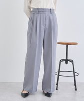 【アースミュージックアンドエコロジー/earth music&ecology】のベルトタックパンツ 人気、トレンドファッション・服の通販 founy(ファニー) ファッション Fashion レディースファッション WOMEN パンツ Pants ベルト Belts セットアップ Set Up ツイル Twill ポケット Pocket ワイド Wide 夏 Summer 春 Spring S/S・春夏 Ss・Spring/Summer |ID:prp329100004530723
