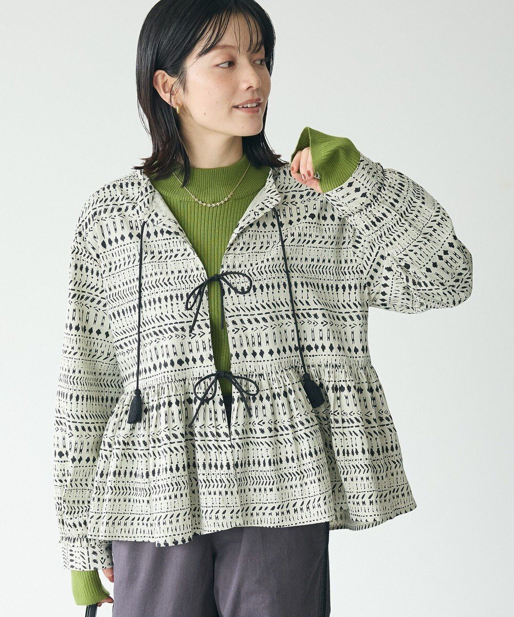 【クラフトスタンダードブティック/CRAFT STANDARD BOUTIQUE】のフリンジ紐付ペプラムブラウス インテリア・キッズ・メンズ・レディースファッション・服の通販 founy(ファニー) 　ファッション　Fashion　レディースファッション　WOMEN　トップス・カットソー　Tops/Tshirt　シャツ/ブラウス　Shirts/Blouses　エスニック　Ethnic　フェミニン　Feminine　フリンジ　Fringe　フロント　Front　ペプラム　Peplum　ポケット　Pocket　ロング　Long　A/W・秋冬　Aw・Autumn/Winter・Fw・Fall-Winter　おすすめ　Recommend　2024年　2024　2024-2025秋冬・A/W　Aw/Autumn/Winter/Fw/Fall/2024-2025　A|ID: prp329100004530740 ipo3291000000032169557