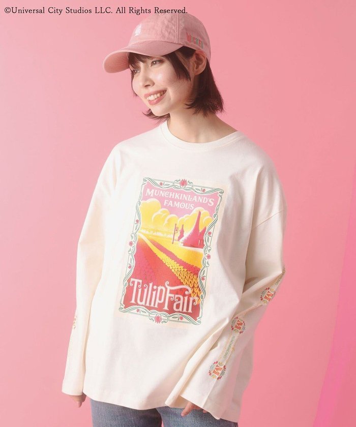 【グリーンパークス/Green Parks】のWICKED マンチキンランドロンT インテリア・キッズ・メンズ・レディースファッション・服の通販 founy(ファニー) https://founy.com/ ファッション Fashion レディースファッション WOMEN トップス・カットソー Tops/Tshirt シャツ/ブラウス Shirts/Blouses ロング / Tシャツ T-Shirts カットソー Cut and Sewn おすすめ Recommend カットソー Cut And Sew シンプル Simple スリーブ Sleeve プリント Print ベーシック Basic ポケット Pocket モチーフ Motif ロング Long 夏 Summer 春 Spring S/S・春夏 Ss・Spring/Summer |ID: prp329100004530748 ipo3291000000032030707