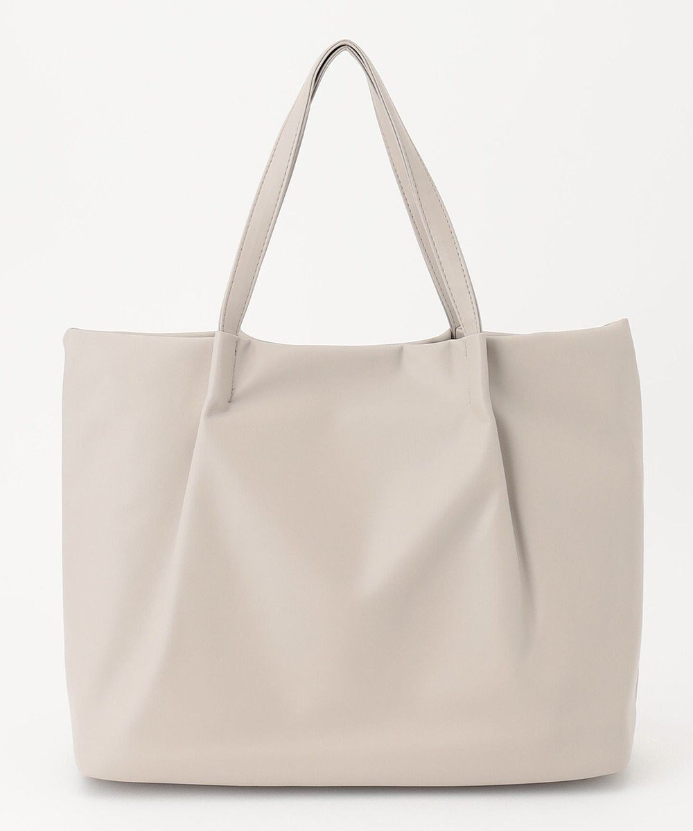 【アンビリオン/UNBILLION】のOtias スムースタイプ合皮トートバッグ インテリア・キッズ・メンズ・レディースファッション・服の通販 founy(ファニー) 　ファッション　Fashion　レディースファッション　Fashion for Women　バッグ　Bags　春　Spring　コンパクト　Compact, Small Size　軽量　Lightweight, Ultra Light　シンプル　Simple, Minimal　スマート　Smart, Elegant　ポケット　Pocket, Pocket Detail　おすすめ　Recommended / Our Picks　ビジネス 仕事 通勤　Business / Work / Commuting　ベージュ|ID: prp329100004530758 ipo3291000000034258407