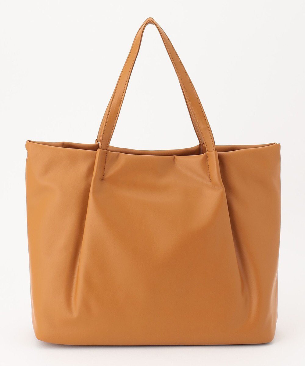 【アンビリオン/UNBILLION】のOtias スムースタイプ合皮トートバッグ インテリア・キッズ・メンズ・レディースファッション・服の通販 founy(ファニー) 　ファッション　Fashion　レディースファッション　Fashion for Women　バッグ　Bags　春　Spring　コンパクト　Compact, Small Size　軽量　Lightweight, Ultra Light　シンプル　Simple, Minimal　スマート　Smart, Elegant　ポケット　Pocket, Pocket Detail　おすすめ　Recommended / Our Picks　ビジネス 仕事 通勤　Business / Work / Commuting　キャメル|ID: prp329100004530758 ipo3291000000034258411