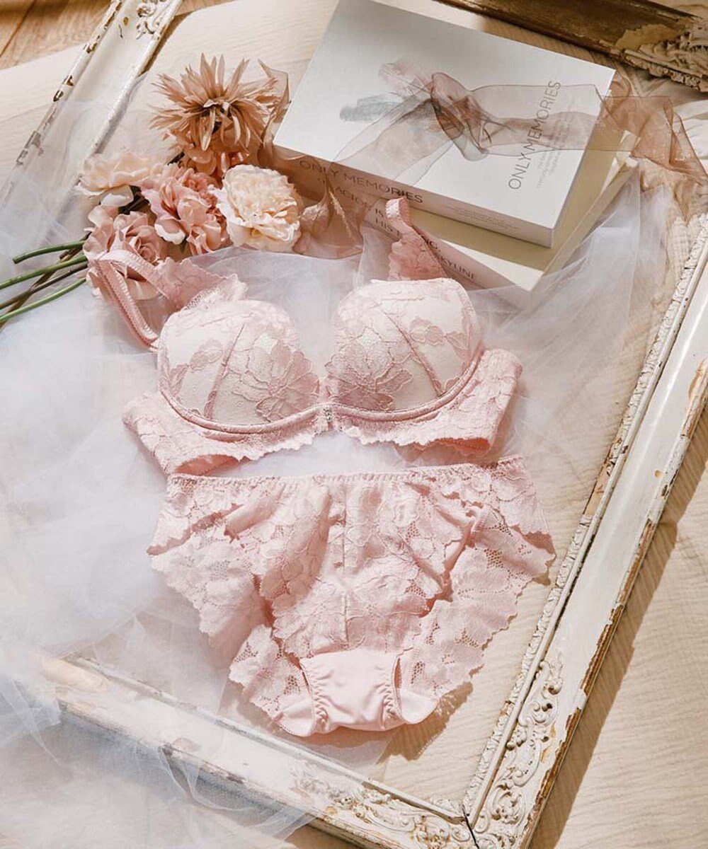 【三愛水着楽園/San-ai Resort】の【northerly bra フィットシリーズ 谷間美人】谷間美人ブラセット インテリア・キッズ・メンズ・レディースファッション・服の通販 founy(ファニー) 　ファッション　Fashion　レディースファッション　WOMEN　アンダー　Under　ショーツ　Shorts　スタンダード　Standard　ストレッチ　Stretch　フィット　Fit　ブラジャー　Bra　ポケット　Pocket　ラップ　Wrap　レース　Race　ワイヤー　Wire　ピンク|ID: prp329100004530774 ipo3291000000032030809