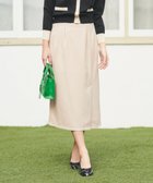 【フェルゥ/Feroux】の【洗える】タックストレート スカート ベージュ系|ID: prp329100004530781 ipo3291000000032030830