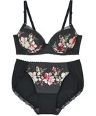 【ウィング/Wing】のWEB限定 ブラ&ショーツセット 3/4カップブラ ウイング/ワコール CB3710 ブラック|ID: prp329100004530783 ipo3291000000032978461
