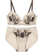【ウィング/Wing】のWEB限定 ブラ&ショーツセット 3/4カップブラ ウイング/ワコール CB3710 ブラウン|ID: prp329100004530783 ipo3291000000032978466