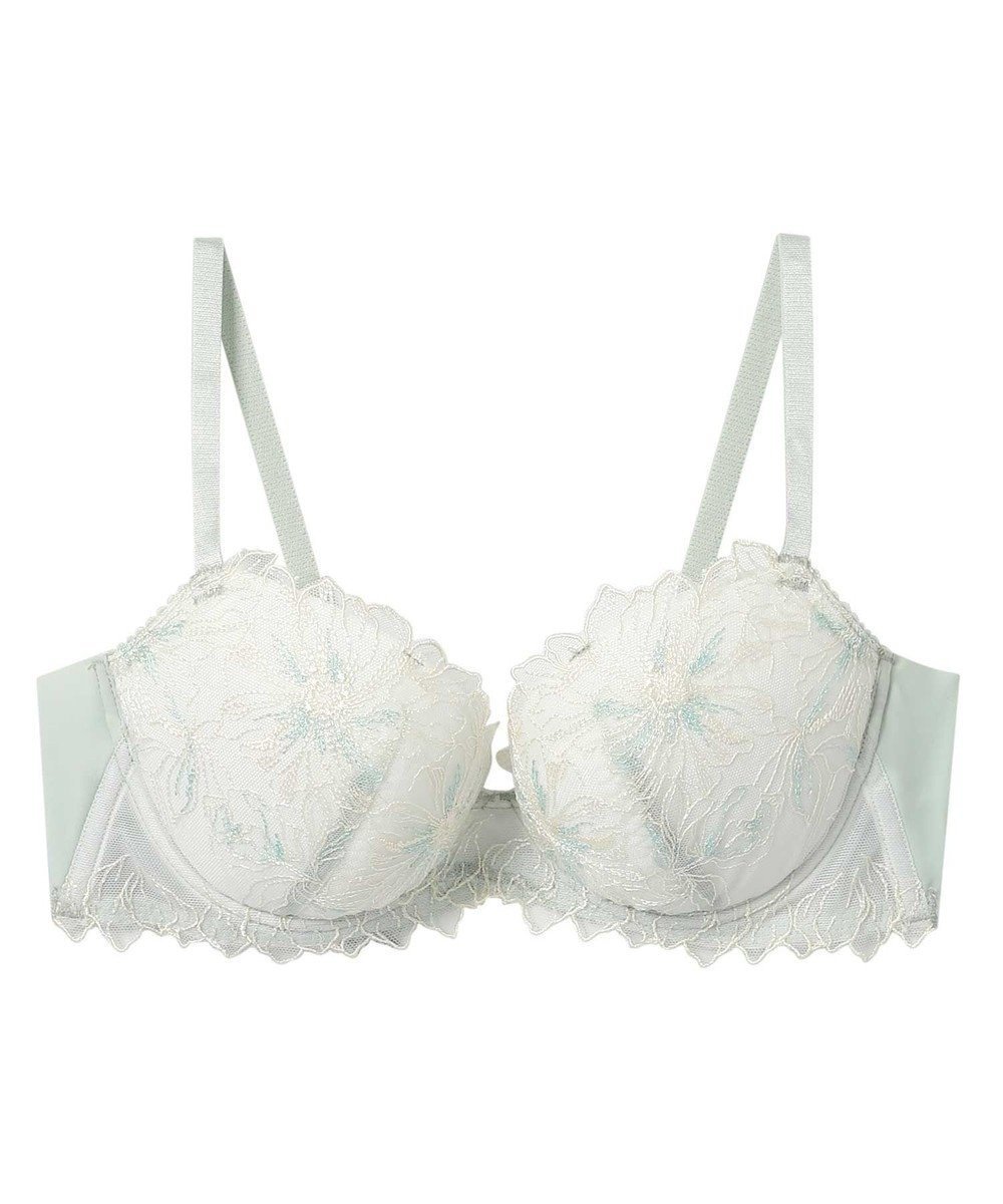 【アンフィ/AMPHI】のブラジャー ふっくらまる胸キープ 脇高設計 背中をスムージング 【Hold Day Bra ホールドデイブラ】 ブラ BBJ304 アンフィ/ワコール インテリア・キッズ・メンズ・レディースファッション・服の通販 founy(ファニー) 　ファッション　Fashion　レディースファッション　Fashion for Women　アンダー　Underwear Essentials　シルバー　Silver, Metallic Silver　ブラジャー　Bra, Lingerie　ブロック　Block, Solid Block Pattern　レース　Lace, Lace Fabric　ワイヤー　Wire, Wired Bra　メロン|ID: prp329100004530792 ipo3291000000033714864