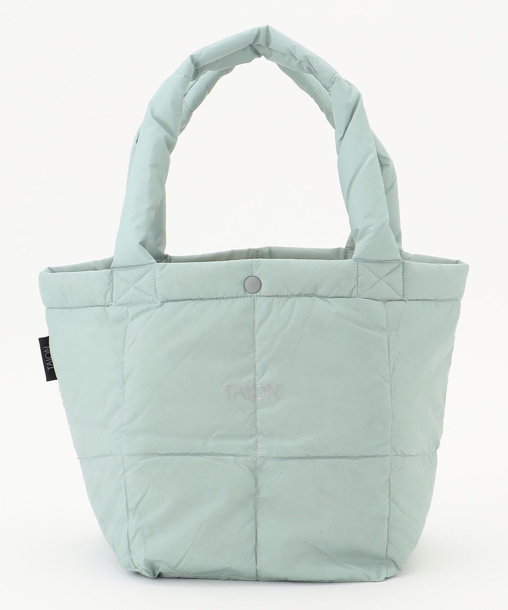 【アンフィーロ 自由区/UNFILO】の【TAION×UNFILO】BASIC TOTE インテリア・キッズ・メンズ・レディースファッション・服の通販 founy(ファニー) 　ファッション　Fashion　レディースファッション　WOMEN　バッグ　Bag　コンパクト　Compact　ダウン　Down　トートバック　Tote Bag　フロント　Front　プリント　Print　アイスミント|ID: prp329100004530849 ipo3291000000032031121