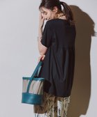 【エニィファム/any FAM】の【汗ジミ防止加工】シルケットスムースバックギャザーチュニック ブラック|ID: prp329100004530879 ipo3291000000032031247