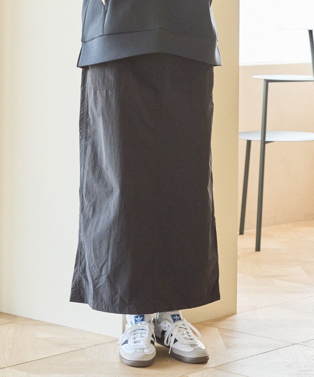 【アメリカンホリック/AMERICAN HOLIC】のドロストベイカータイトスカート インテリア・キッズ・メンズ・レディースファッション・服の通販 founy(ファニー) 　ファッション　Fashion　レディースファッション　Fashion for Women　スカート　Skirts　シルバー　Silver, Metallic Silver　ストレート　Straight, Straight Cut　スリット　Slit, Slit Detail　ベーシック　Basic, Essential　メタリック　Metallic, Shiny Finish　夏　Summer　春　Spring　S/S・春夏　SS, Spring/Summer, Warm Season　Black|ID: prp329100004530942 ipo3291000000032680565