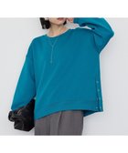 【アメリカンホリック/AMERICAN HOLIC】のサイドドットボタンポンチプルオーバー Turquoise Blue|ID: prp329100004530963 ipo3291000000032031614