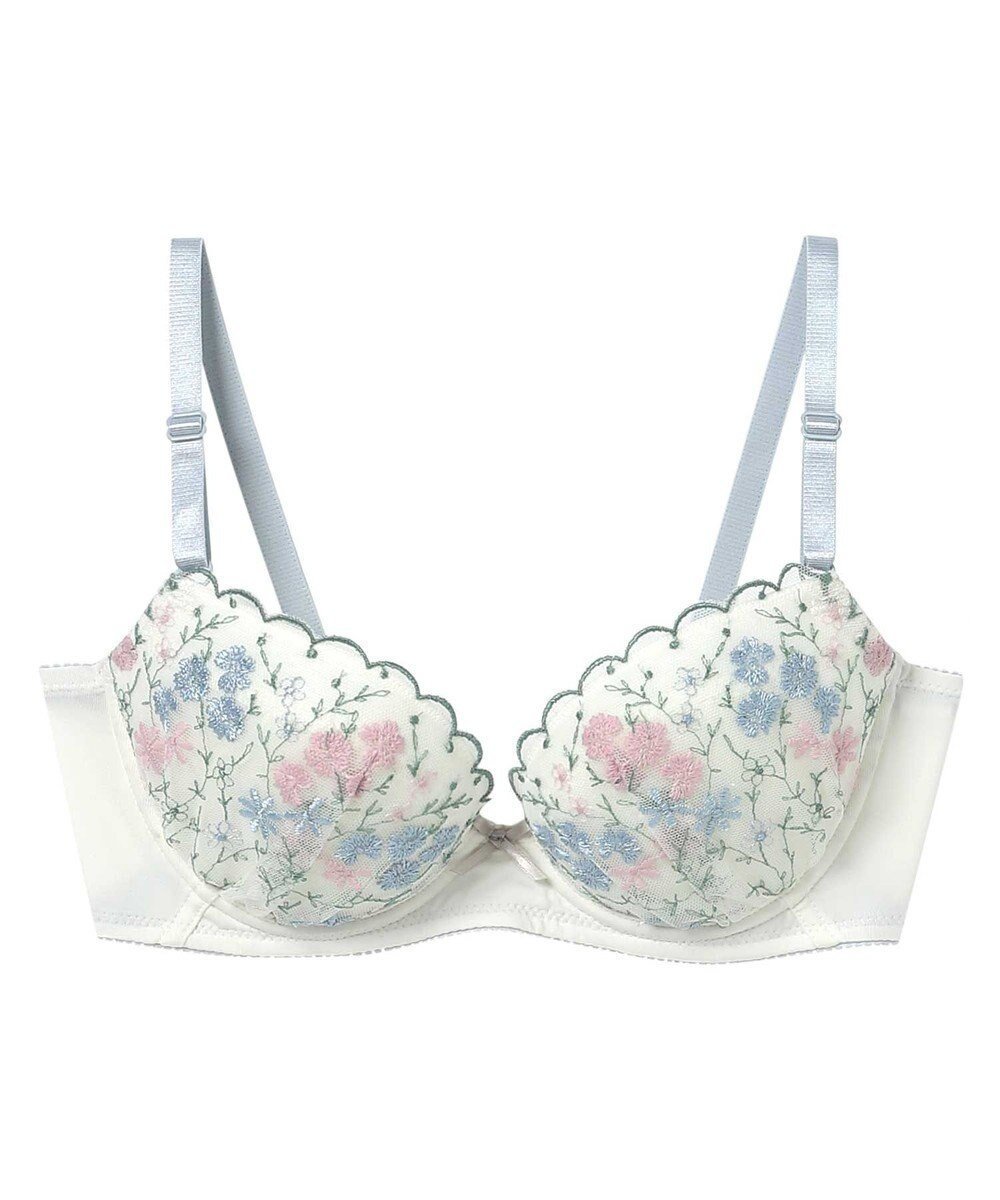 【ウンナナクール/une nana cool】のBotanical eden 3/4カップブラジャー インテリア・キッズ・メンズ・レディースファッション・服の通販 founy(ファニー) 　ファッション　Fashion　レディースファッション　WOMEN　アンダー　Under　ブラジャー　Bra　プリント　Print　ボタニカル　Botanical　モコモコ　Fluffy　ラップ　Wrap　レース　Race　ワイヤー　Wire　PI|ID: prp329100004530974 ipo3291000000032031657