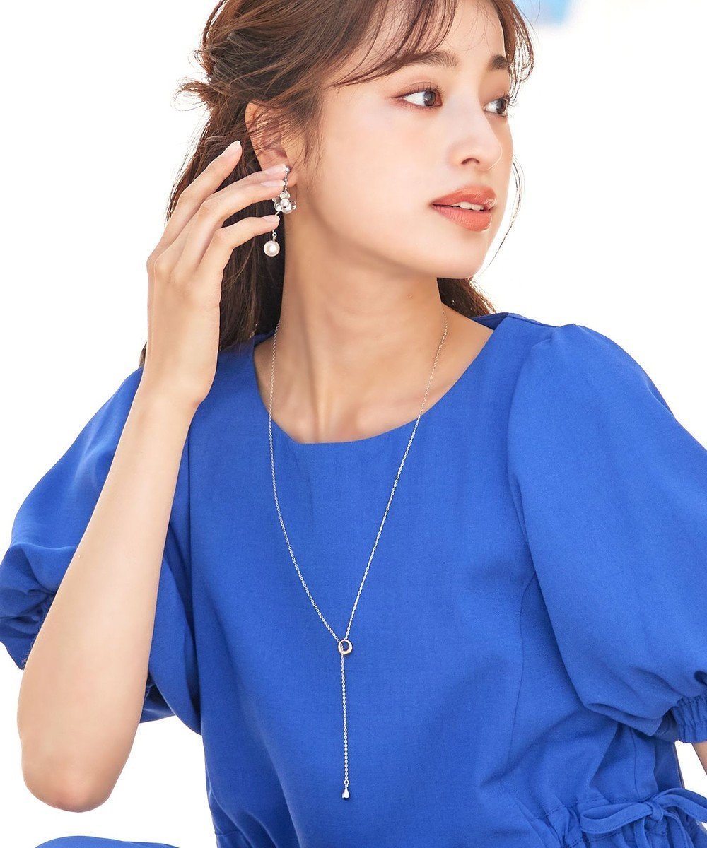 【ティアクラッセ/Tiaclasse】の涙型ラリエットネックレス インテリア・キッズ・メンズ・レディースファッション・服の通販 founy(ファニー) 　ファッション　Fashion　レディースファッション　WOMEN　ジュエリー　Jewelry　ネックレス　Necklaces　アクセサリー　Accessories　シンプル　Simple　チェーン　Chain　チュニック　Tunic　ネックレス　Necklace　エレガント 上品　Elegant　再入荷　Restock/Back In Stock/Re Arrival　NEW・新作・新着・新入荷　New Arrivals　シルバー×ゴールド|ID: prp329100004530990 ipo3291000000032031716