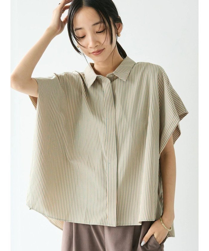 【クラフトスタンダードブティック/CRAFT STANDARD BOUTIQUE】のステンサイドソリッドストライプブラウス① インテリア・キッズ・メンズ・レディースファッション・服の通販 founy(ファニー) https://founy.com/ ファッション Fashion レディースファッション WOMEN トップス・カットソー Tops/Tshirt シャツ/ブラウス Shirts/Blouses 2024年 2024 2024春夏・S/S Ss,Spring/Summer,2024 ストライプ Stripe スリット Slit スリーブ Sleeve デニム Denim フロント Front ボックス Box ポケット Pocket A/W・秋冬 Aw・Autumn/Winter・Fw・Fall-Winter |ID: prp329100004530994 ipo3291000000032031727
