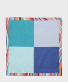 【ポール スミス/Paul Smith】のSwirl Edge Color Block ハンカチ ブルー|ID: prp329100004531001 ipo3291000000032031757