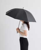 【ムーンバット/MOONBAT】の晴雨兼用日傘 長傘 無地×シングルピコ刺繍/遮光 遮熱 UV ブラック|ID: prp329100004531004 ipo3291000000032031768