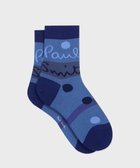 【ポール スミス/Paul Smith】のドット&ロゴ ソックス ブルー|ID: prp329100004531013 ipo3291000000032031807