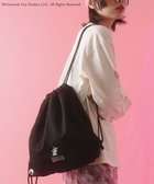【グリーンパークス/Green Parks】のWICKED アイコン刺繍ナップサック Black|ID: prp329100004531018 ipo3291000000032031822