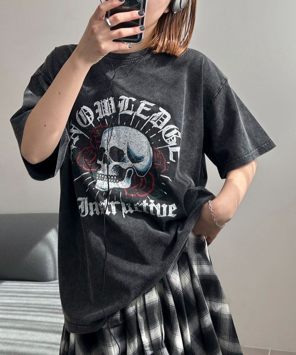【ウィゴー/WEGO】のヴィンテージウォッシュグラフィックBIGT インテリア・キッズ・メンズ・レディースファッション・服の通販 founy(ファニー) 　ファッション　Fashion　レディースファッション　WOMEN　トップス・カットソー　Tops/Tshirt　シャツ/ブラウス　Shirts/Blouses　ロング / Tシャツ　T-Shirts　カットソー　Cut and Sewn　春　Spring　カットソー　Cut And Sew　カラフル　Colorful　ガーリー　Girly　グラフィック　Graphic　ショート　Short　スマホ　Smartphone　トレンド　Trend　ハーフ　Half　半袖　Short Sleeve　リボン　Ribbon　レース　Race　S/S・春夏　Ss・Spring/Summer　再入荷　Restock/Back In Stock/Re Arrival　NEW・新作・新着・新入荷　New Arrivals　おすすめ　Recommend　夏　Summer　柄5|ID: prp329100004531020 ipo3291000000032031841
