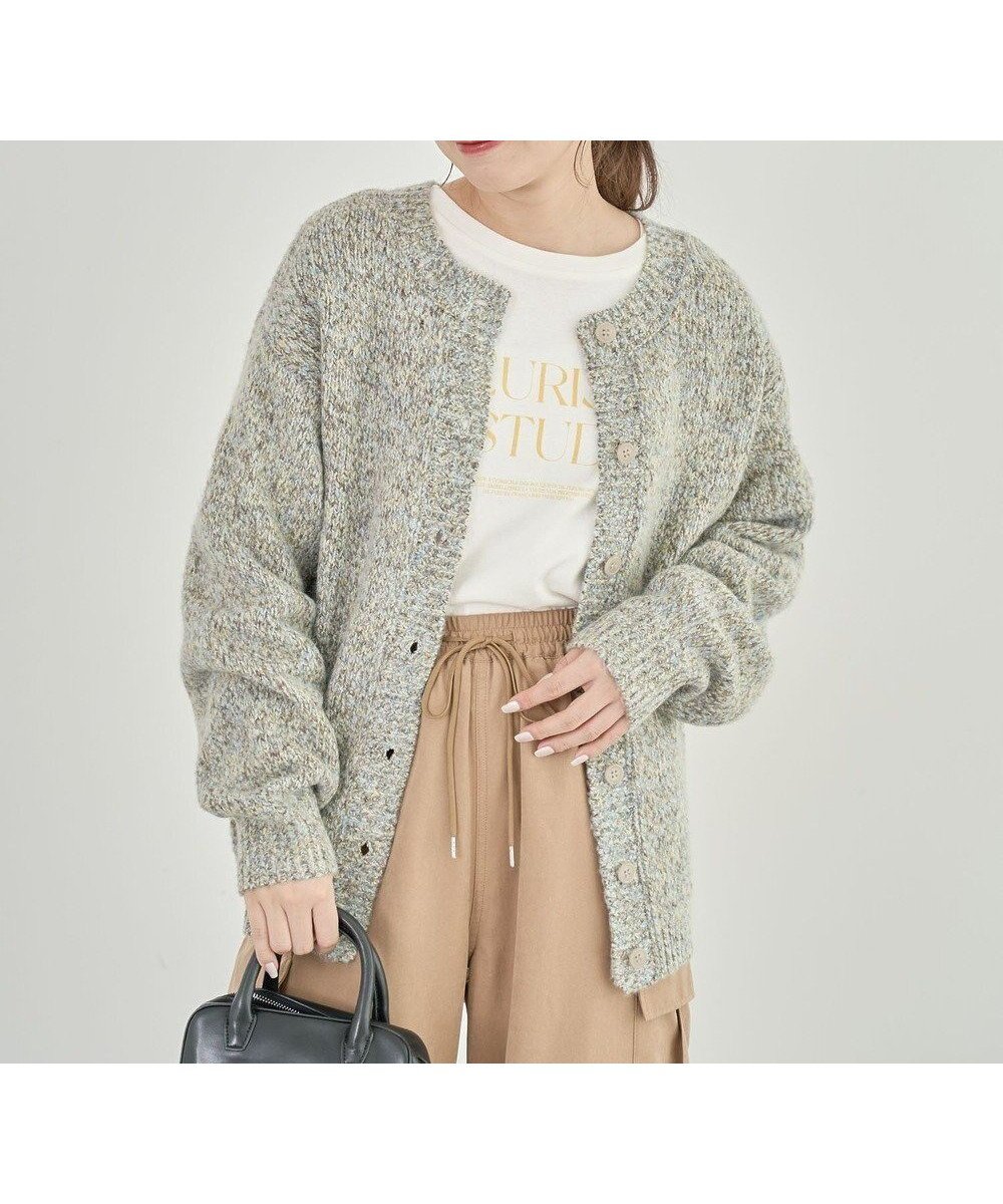 【グリーンパークス/Green Parks】の2WAYメランジMIXニットプルオーバー インテリア・キッズ・メンズ・レディースファッション・服の通販 founy(ファニー) 　ファッション　Fashion　レディースファッション　Fashion for Women　トップス・カットソー　Cut & Sew Tops　ニット　Knit Tops & Sweaters　カジュアルプルオーバー・ニットトップス　Pullovers & Knit Tops / Casual Pullovers　おすすめ　Recommended / Our Picks　セーター　Sweater, Knitwear　ポケット　Pocket, Pocket Detail　ミックス　Mix, Mixed Style　メランジ　Melange, Mixed Yarn　ワイド　Wide, Wide Fit　A/W・秋冬　Autumn/Winter　Brown|ID: prp329100004531079 ipo3291000000033411082