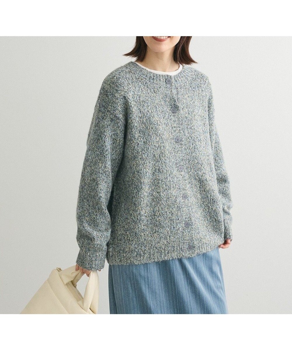 【グリーンパークス/Green Parks】の2WAYメランジMIXニットプルオーバー インテリア・キッズ・メンズ・レディースファッション・服の通販 founy(ファニー) 　ファッション　Fashion　レディースファッション　Fashion for Women　トップス・カットソー　Cut & Sew Tops　ニット　Knit Tops & Sweaters　カジュアルプルオーバー・ニットトップス　Pullovers & Knit Tops / Casual Pullovers　おすすめ　Recommended / Our Picks　セーター　Sweater, Knitwear　ポケット　Pocket, Pocket Detail　ミックス　Mix, Mixed Style　メランジ　Melange, Mixed Yarn　ワイド　Wide, Wide Fit　A/W・秋冬　Autumn/Winter　Navy|ID: prp329100004531079 ipo3291000000033411088