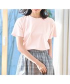 【エニィファム/any FAM】の【UVケア/接触冷感】プレミアムベーシック半袖Tシャツ ピンク|ID: prp329100004531109 ipo3291000000032032217