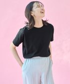 【エニィファム/any FAM】の【UVケア/接触冷感】プレミアムベーシック半袖Tシャツ ブラック|ID: prp329100004531109 ipo3291000000032032220