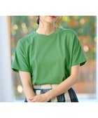 【エニィファム/any FAM】の【UVケア/接触冷感】プレミアムベーシック半袖Tシャツ グリーン|ID: prp329100004531109 ipo3291000000032032224