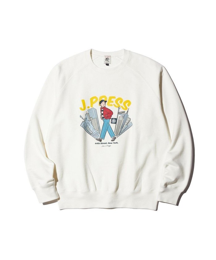 【ジェイ プレス/J.PRESS / MEN】の【AaronChang】【UNISEX】プリント スウエットシャツ インテリア・キッズ・メンズ・レディースファッション・服の通販 founy(ファニー) https://founy.com/ ファッション Fashion レディースファッション WOMEN トップス・カットソー Tops/Tshirt シャツ/ブラウス Shirts/Blouses パーカ Sweats スウェット Sweat アイビー Ivy アメリカン American グラフィック Graphic シンプル Simple ジーンズ Jeans スウェット Sweat スマート Smart スラックス Slacks スーピマ Supima フロント Front プリント Print ユニセックス Unisex リラックス Relax A/W・秋冬 Aw・Autumn/Winter・Fw・Fall-Winter S/S・春夏 Ss・Spring/Summer 夏 Summer |ID: prp329100004531141 ipo3291000000032032360