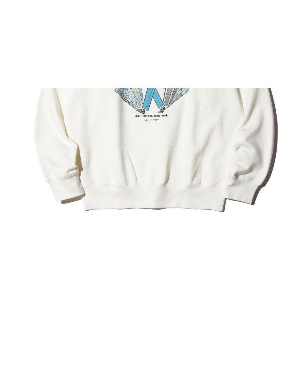 【ジェイ プレス/J.PRESS / MEN】の【AaronChang】【UNISEX】プリント スウエットシャツ インテリア・キッズ・メンズ・レディースファッション・服の通販 founy(ファニー) 　ファッション　Fashion　レディースファッション　WOMEN　トップス・カットソー　Tops/Tshirt　シャツ/ブラウス　Shirts/Blouses　パーカ　Sweats　スウェット　Sweat　アイビー　Ivy　アメリカン　American　グラフィック　Graphic　シンプル　Simple　ジーンズ　Jeans　スウェット　Sweat　スマート　Smart　スラックス　Slacks　スーピマ　Supima　フロント　Front　プリント　Print　ユニセックス　Unisex　リラックス　Relax　A/W・秋冬　Aw・Autumn/Winter・Fw・Fall-Winter　S/S・春夏　Ss・Spring/Summer　夏　Summer　ホワイト系|ID: prp329100004531141 ipo3291000000032487325