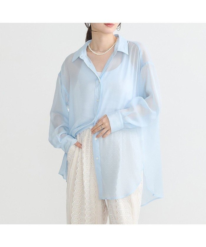 【アースミュージックアンドエコロジー/earth music&ecology】のシアーシャツ インテリア・キッズ・メンズ・レディースファッション・服の通販 founy(ファニー) https://founy.com/ ファッション Fashion レディースファッション WOMEN トップス・カットソー Tops/Tshirt シャツ/ブラウス Shirts/Blouses おすすめ Recommend インナー Inner エアリー Airy ポケット Pocket 夏 Summer 春 Spring S/S・春夏 Ss・Spring/Summer |ID: prp329100004531160 ipo3291000000032032443