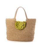 【アンビリオン/UNBILLION】のカシュカシュ cachecache / フリルフラップクロッシェトート グリーン|ID: prp329100004531166 ipo3291000000032032473