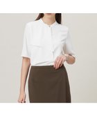 【アイシービー/iCB】の【洗える】ストレッチジョーゼット ラッフルデザインブラウス オフホワイト系|ID: prp329100004531169 ipo3291000000032032483