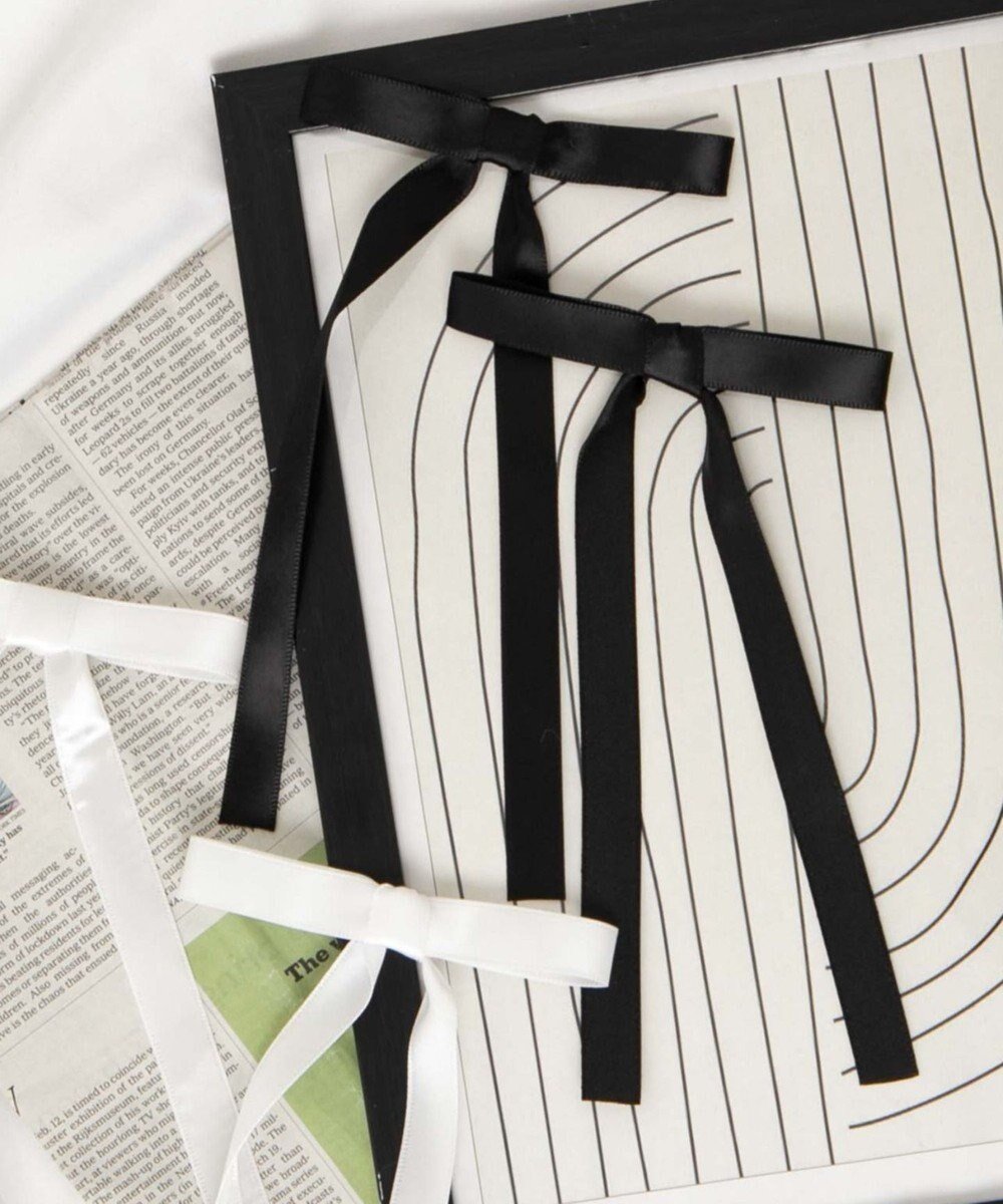 【ウィゴー/WEGO】のL2Pロングリボンヘアクリップ インテリア・キッズ・メンズ・レディースファッション・服の通販 founy(ファニー) 　ファッション　Fashion　レディースファッション　Fashion for Women　シュシュ&ヘアアクセ/ヘアアレンジ　Scrunchies & Hair Accessories　おすすめ　Recommended / Our Picks　アクセサリー　Fashion Accessories　スマホ　Smartphone, Mobile Device　ハーフ　Half, Half-Length　ブラック|ID: prp329100004531173 ipo3291000000034991632