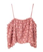 【グリーンパークス/Green Parks】の・ELENCARE DUEフリンジジャカードビスチェ Pink|ID: prp329100004531191 ipo3291000000032032575
